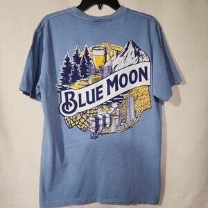 Blue moon men's medium shirt with pocket